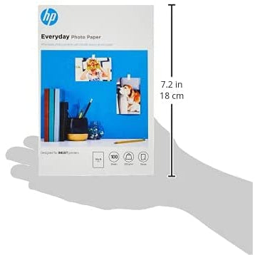 HP Everyday Photo Paper, 100 Sheets, 10x15cm, 200g/m2, Glossy - White
