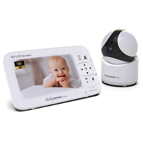 Babysense V65 5" HD Baby Monitor With Pan Tilt Zoom Camera