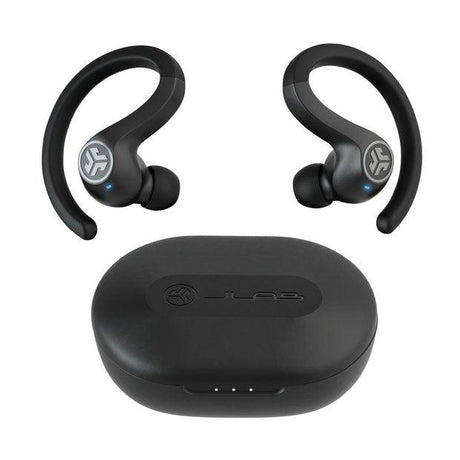 JLab JBuds Air In-Ear Sports True Wireless Earbuds - Black - Refurbished Pristine