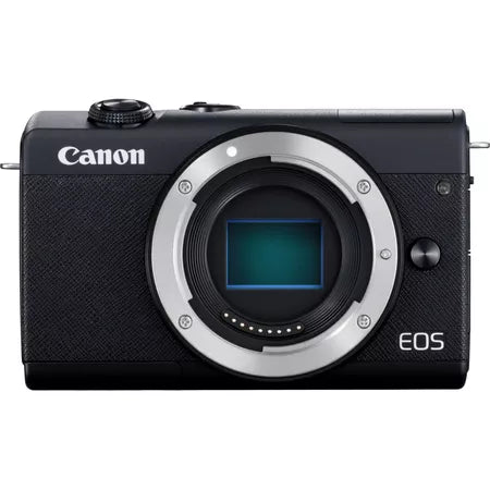 Canon EOS M200 Mirrorless Camera with EF-M 15-45 mm f/3.5-6.3 IS STM & 55-200 mm f/4.5-6.3 IS STM Lens, Black