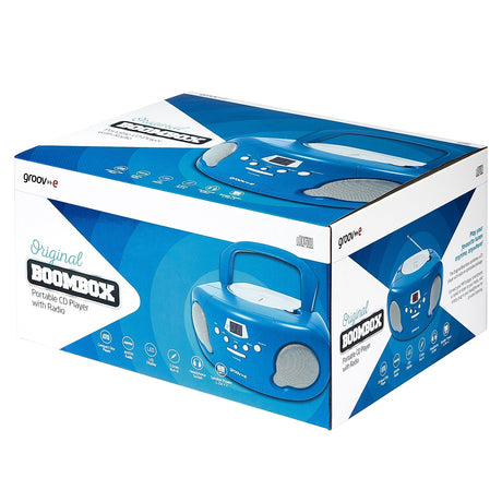 Groov-e Original Boombox Portable FM/AM Boombox