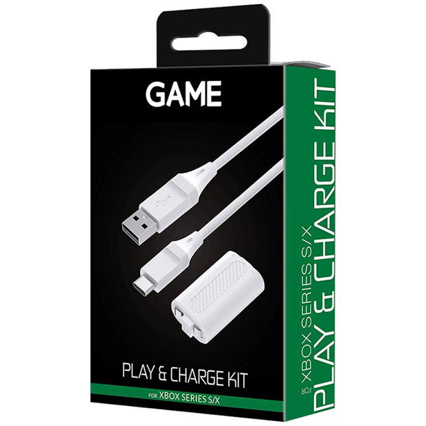 Game White Play & Charge Kit for Xbox Series S/X - Refurbished Excellent