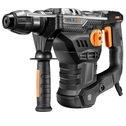 Tacklife TRH01A 1-1/4 Inch SDS-Plus 12.3 Amp Rotary Hammer Drill, 4350BPM, 900RPM, 4 Functions