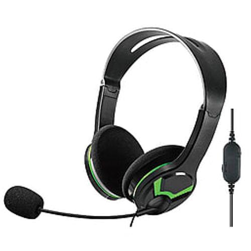 GAMEware Stereo Headset - Xbox One - Black and Green