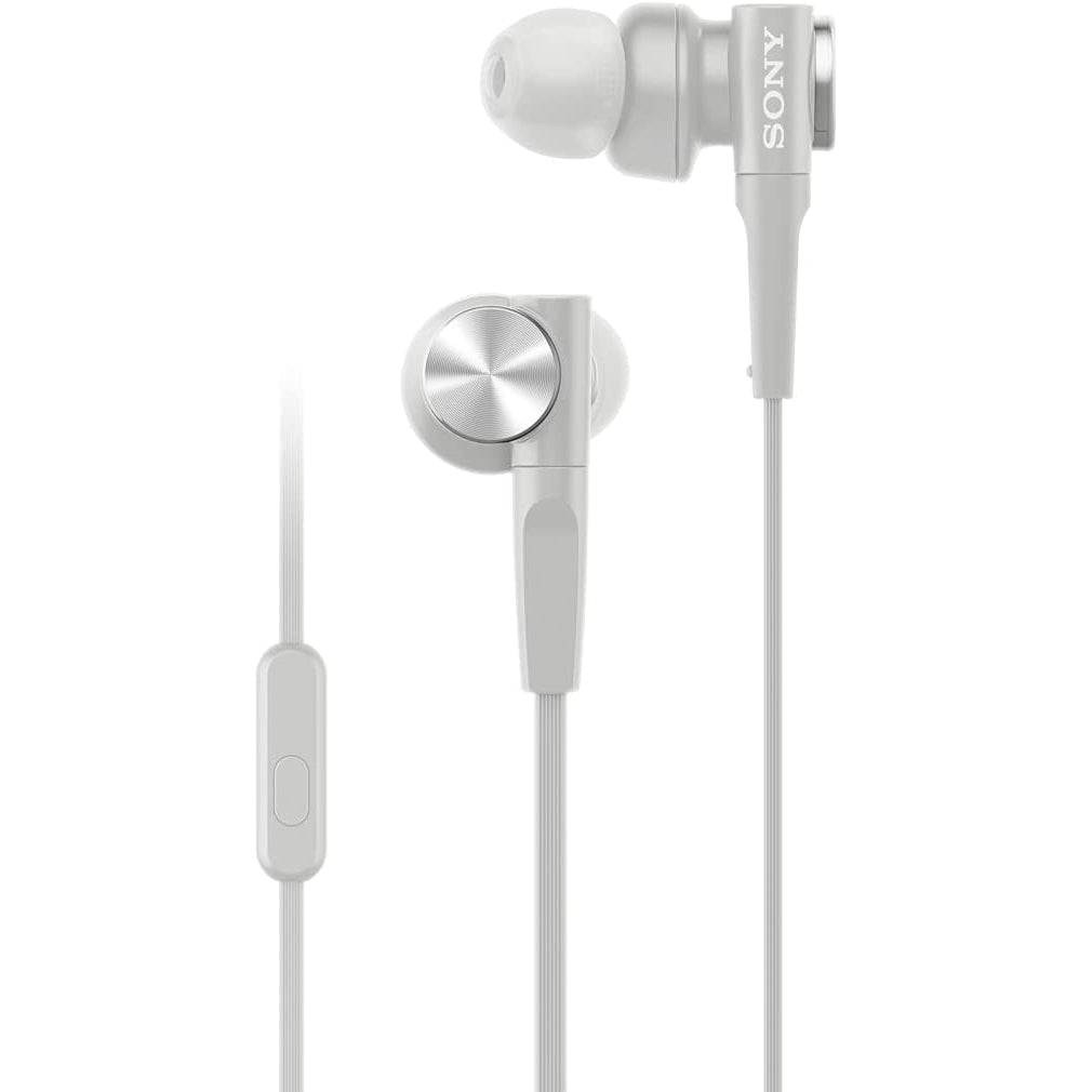 Sony MDR-XB55AP In-Ear Extra Bass Headphones - White - Refurbished Good