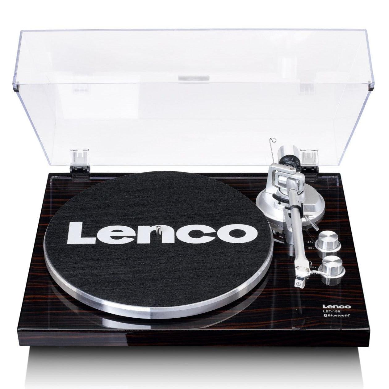 Lenco LBT-188 Record Player with Bluetooth and USB Output for Vinyl to MP3