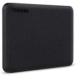 Toshiba Canvio Advance Portable External Hard Drive 2TB - Black - Refurbished Excellent