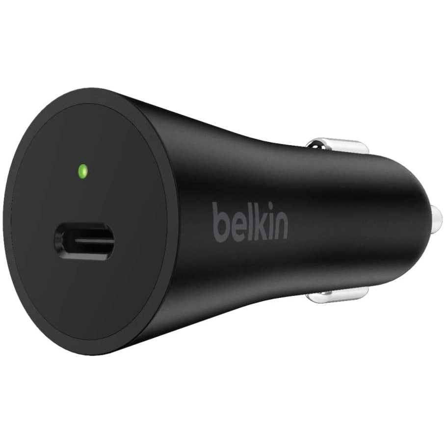 Belkin Boost Charge USB-C Car Charger, 27W, Fast Charge - Black