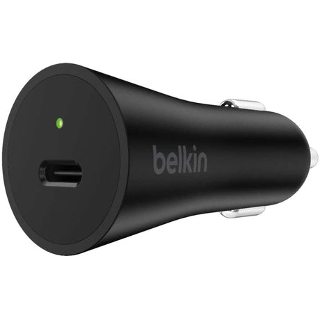 Belkin Boost Charge USB-C Car Charger, 27W, Fast Charge - Black