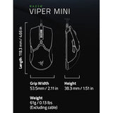 Razer Viper Mini - Ultra-Lightweight Gaming Mouse - Black