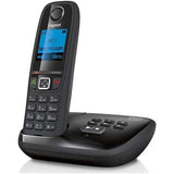 Gigaset AL415A Cordless Phone with Answering Machine, Black