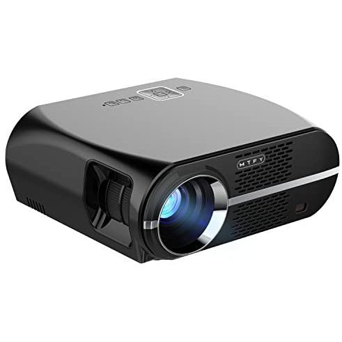 MTFY GP100 Video Projector, 3500 Lumens LCD 1080P Full-HD LED Portable Multimedia Home Theater Projector