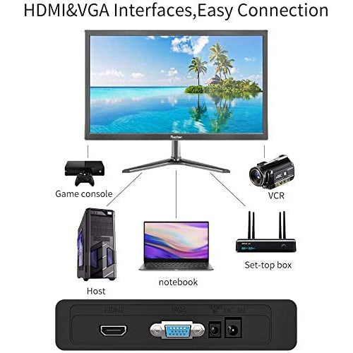 Prechen 19" Computer Monitor with HDMI & VGA Interface for PS3 / PS4 / Xbox