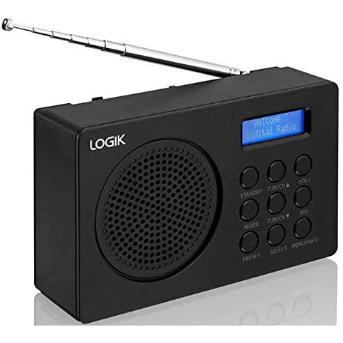 Logik L2DAB16 Portable DAB/FM Radio - Black - Refurbished Pristine