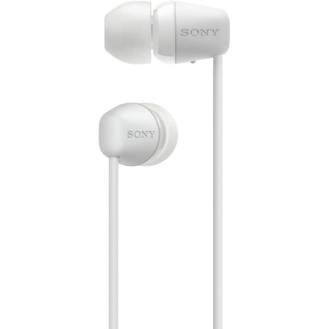 Sony WI-C200 Wireless Bluetooth Headphones with Mic - White - Excellent