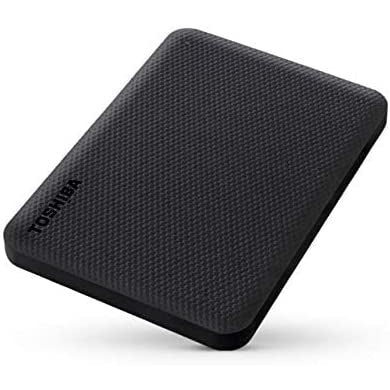 Toshiba Canvio Advance Portable External Hard Drive 2TB - Black - Refurbished Excellent