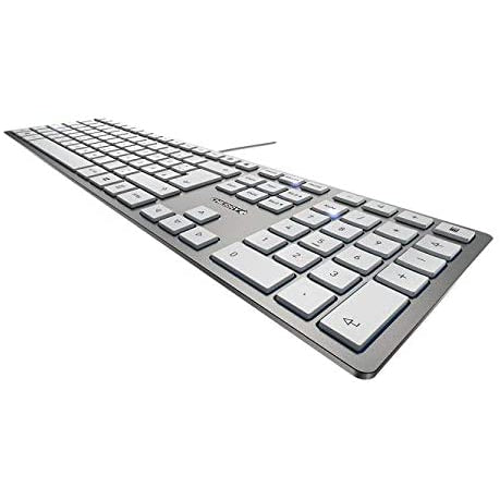 Cherry KC 6000 slim keyboard, silver, QWERTY layout