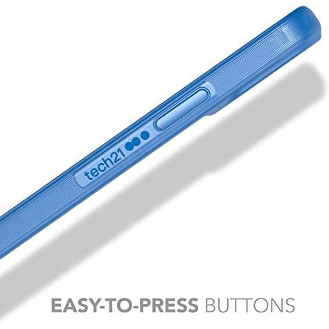 Tech21 Evo Slim for Apple iPhone 12 and 12 Pro 5G - Germ Fighting Antimicrobial Phone Case with 2.6 Meter Drop Protection