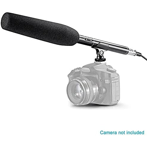Neewer 14.17 inches/36 centimeters Uni-Directional Mono Microphone for Camcorder and DSLR Camera