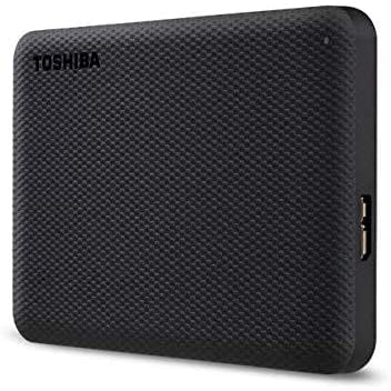 Toshiba Canvio Advance Portable External Hard Drive 2TB - Black - Refurbished Excellent