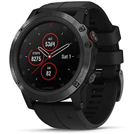 Garmin Fenix 5X Plus Sapphire Edition Multisport GPS Watch - Black