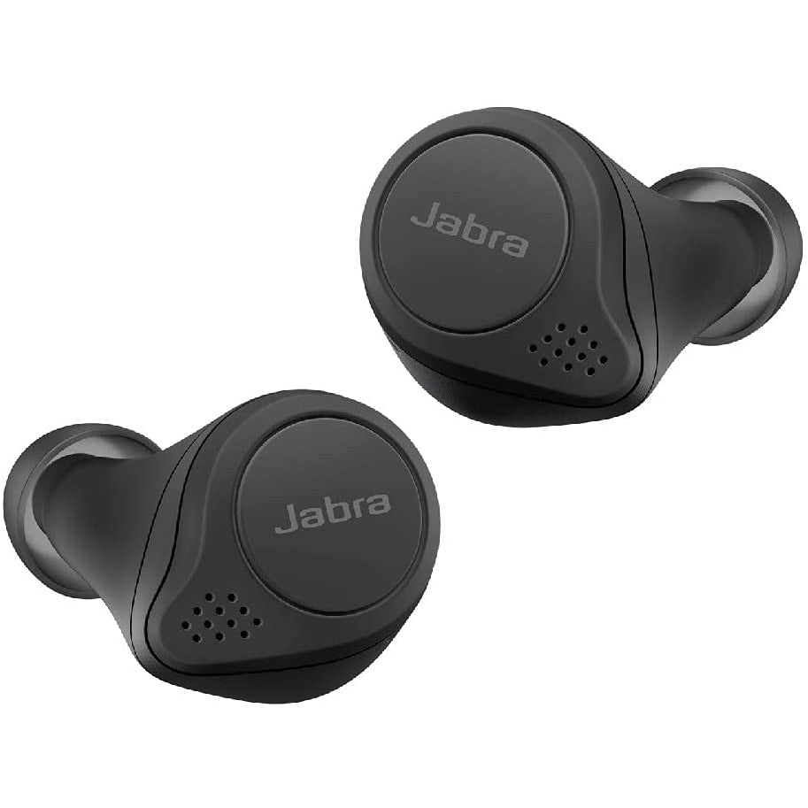 Jabra Elite 75T Noise Cancelling Wireless Bluetooth Earbuds - Black - Refurbished Good