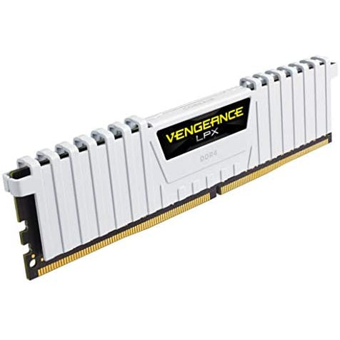 Corsair VENGEANCE LPX 16GB (2 X 8GB) DDR4 DRAM 3200MHZ (CMK16GX4M2B3200C16W) - White