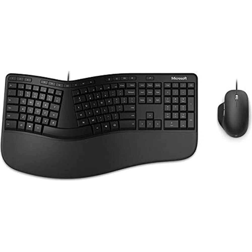 Microsoft Ergonomic Desktop - Black - New