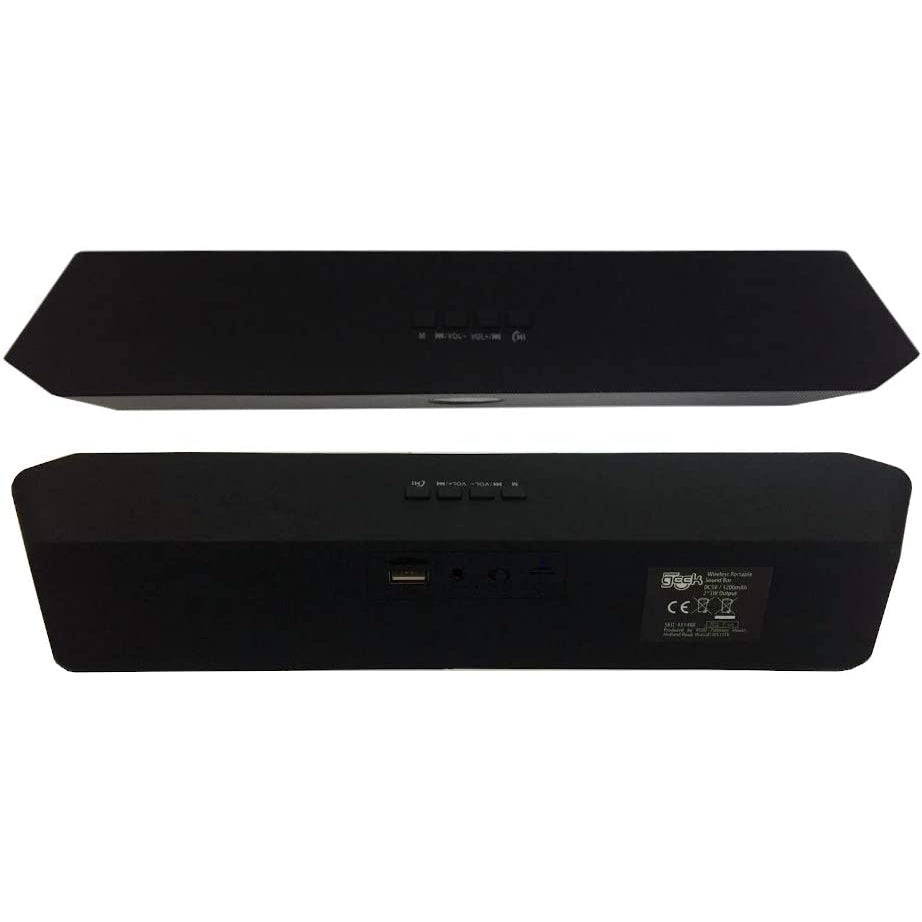 Power Geek Wireless Portable Sound Bar - Black