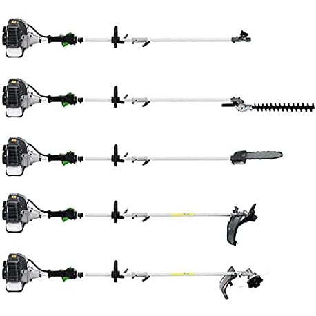Unwinggarden TMM520 52CC Garden Multi Function Tool 5 in 1 Strimmer, Chainsaw, Grass Cutter, Brush Cutter, Cutting Strimming