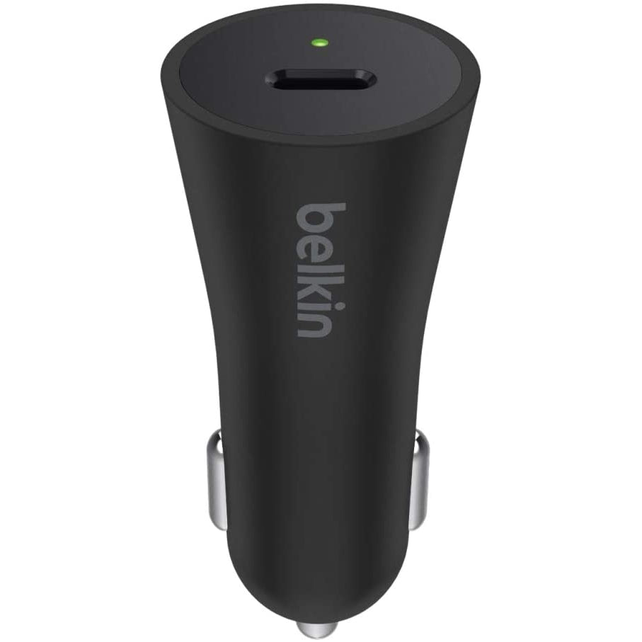 Belkin Boost Charge USB-C Car Charger, 27W, Fast Charge - Black