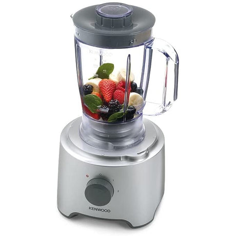 Kenwood 0W22010031 FDP301SI Multi-Pro Compact Food Processor, 1.2 Litre, 800 W, Silver