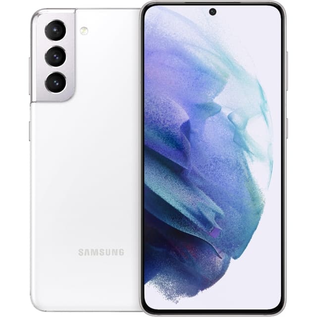 Samsung Galaxy S21, 5G, 128GB, Phantom White, Unlocked - Good Condition