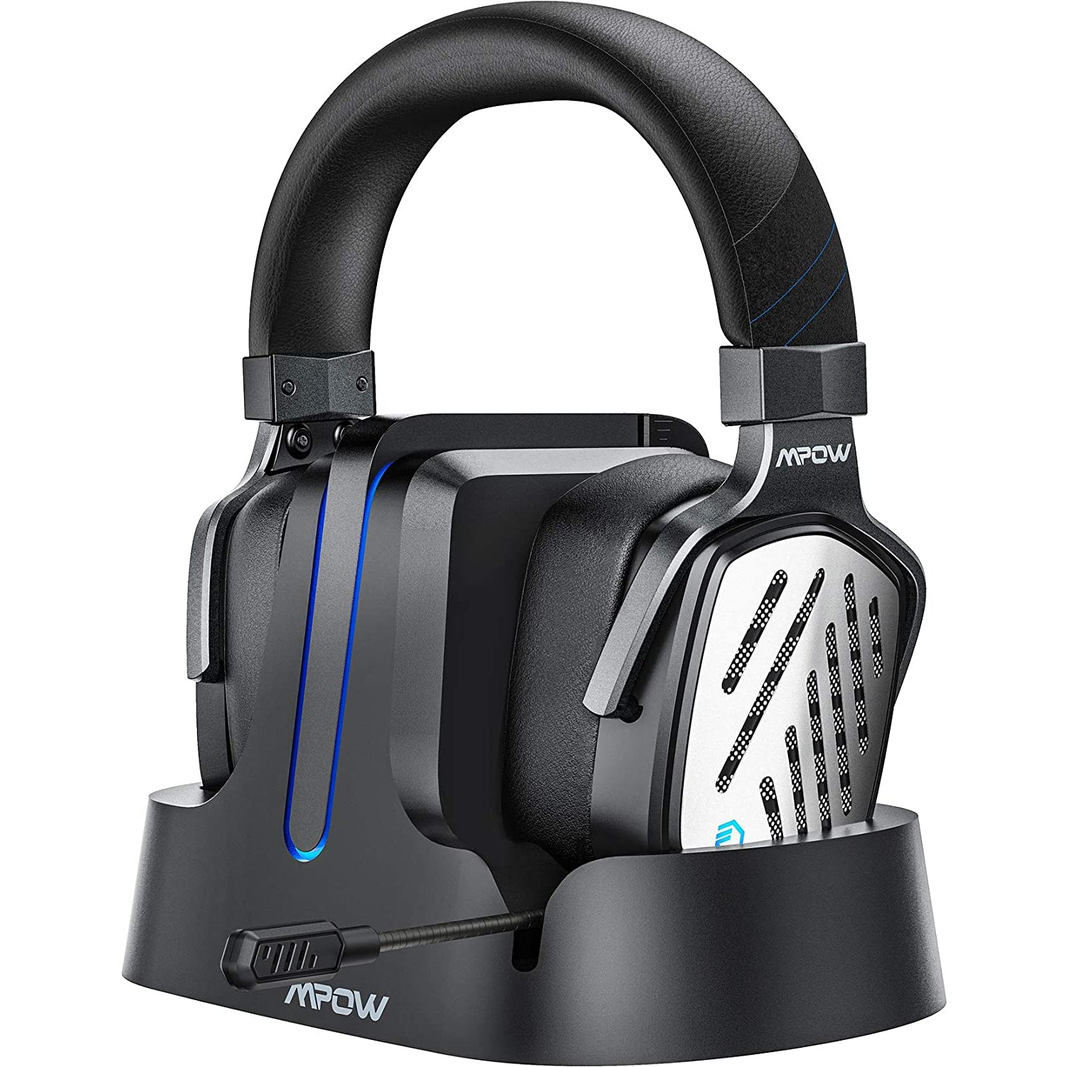 MPow T1 Wireless Gaming Headset with Base Station Surround Sound