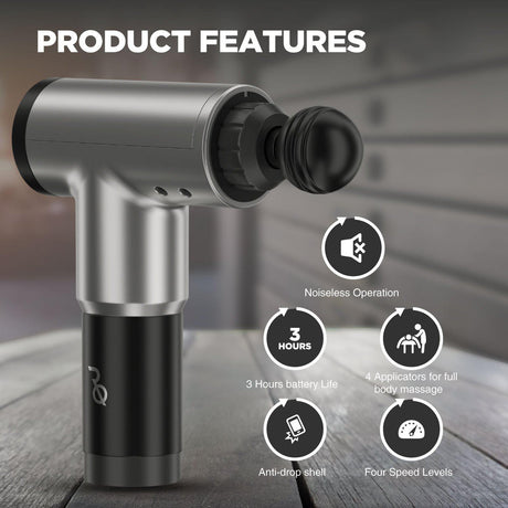 Reserve Q Alluren Massager Gun, Super Quiet Brushless Motor