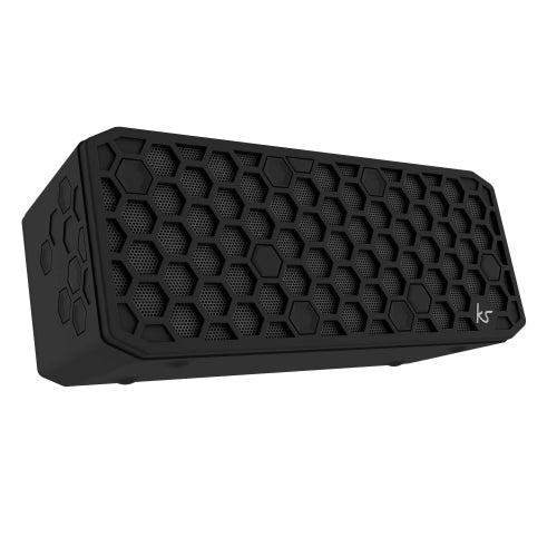 KitSound Hive X Bluetooth Portable Wireless Stereo Speaker for iPhone/iPad/Samsung/Android, Black
