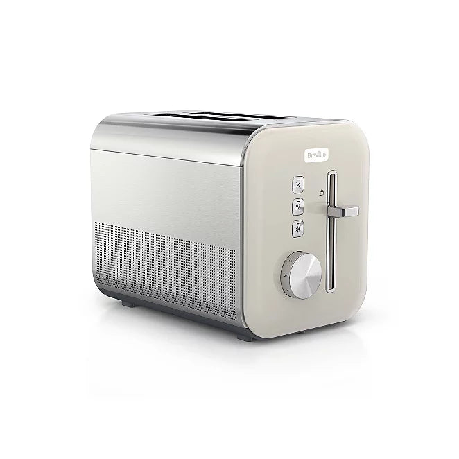 Breville High Gloss 2Slice Toaster Cream