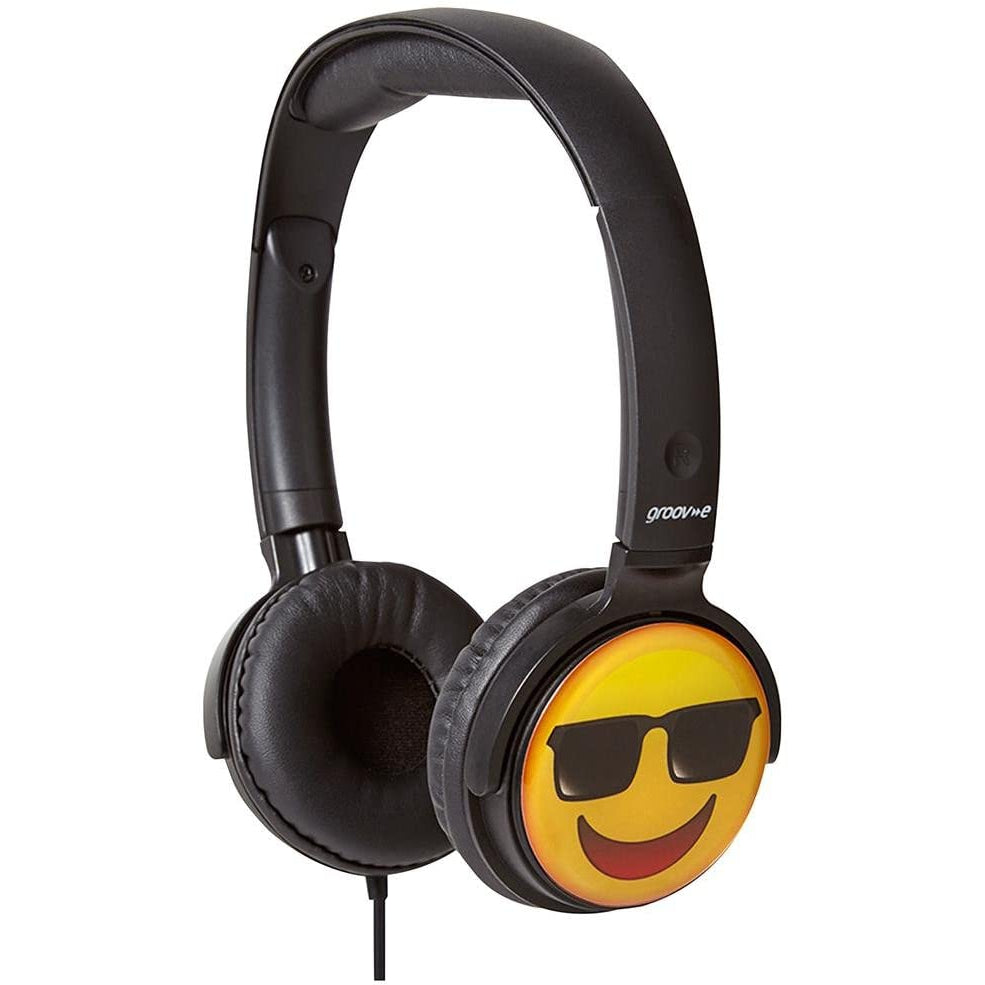 Groov-e GVEMJ15 EarMOJI Cool Face Kids Headphones