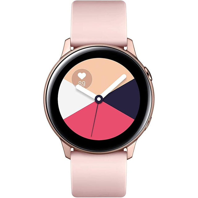 Samsung Galaxy Watch Active 40mm Smartwatch for Android & iOS (SM-R500) - Rose Gold - Strap Included - Refurbished Excellent