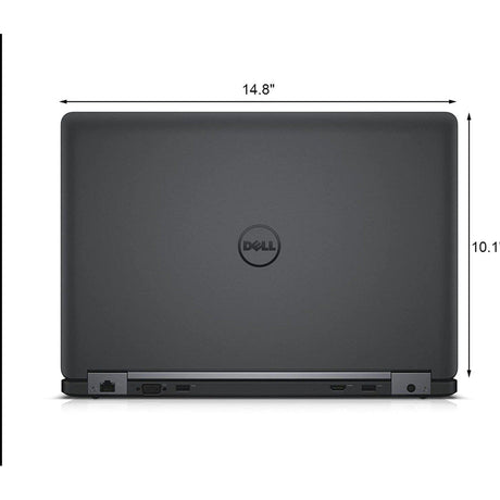 Dell Latitude E5550 15.6 Inch Business Laptop, Intel Core i3-5010U 2.1GHz, 8G Ram, 1TB, WiFi, VGA, HDMI, USB 3.0, Windows 10 - Black