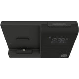 KitSound X Dock 4 Dual Alarm Clock FM Radio Speaker Dock - Black