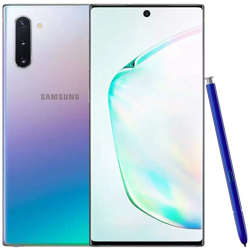 Samsung Galaxy Note10+ Smartphone with S Pen, 6.8", 4G, SIM Free, 256GB, Aura Glow