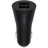 Belkin Boost-Up 2-Port Universal Car Charger, Black - Refurbished