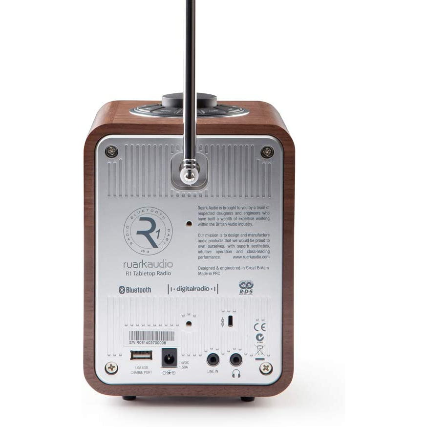 Ruark Audio R1 MK3 DAB/FM Alarm Radio - Walnut