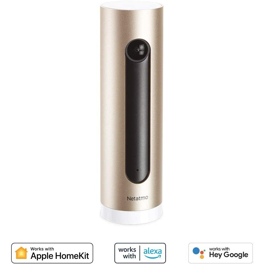 Netatmo Smart Indoor Security Camera, WIFI, Movement Detection, Night Vision, Without Fees, NSC01-UK