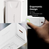 Spigen Steadiboost PD Wall Charger - White