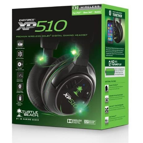 Turtle Beach Ear Force XP510 Premium Wireless Dolby Digital Gaming Headset
