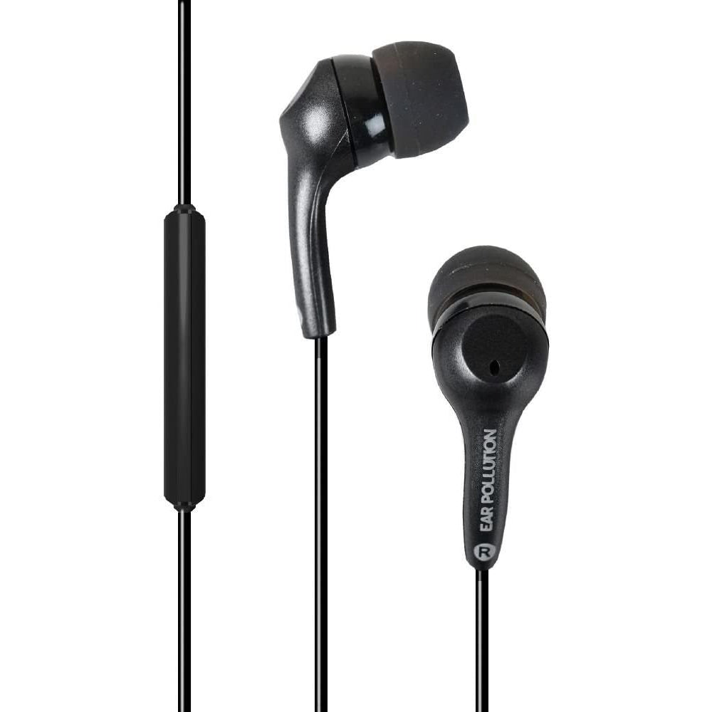 iFrogz In-Ear Ear Pollution Bolt Earphones - Black