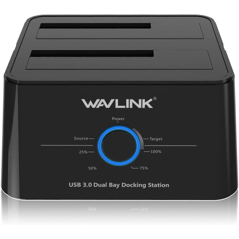 Wavlink USB 3.0 Dual Bay SATA External Hard Drive Docking Station
