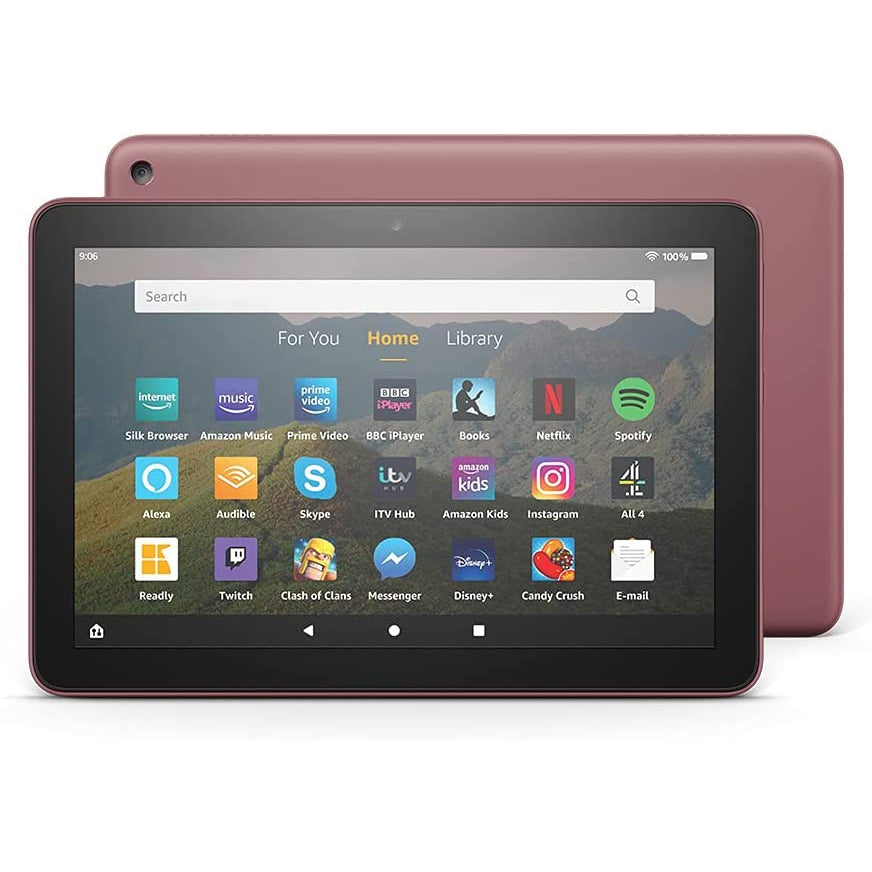 Fire HD 8 Tablet, 8" HD display, 32 GB, Plum